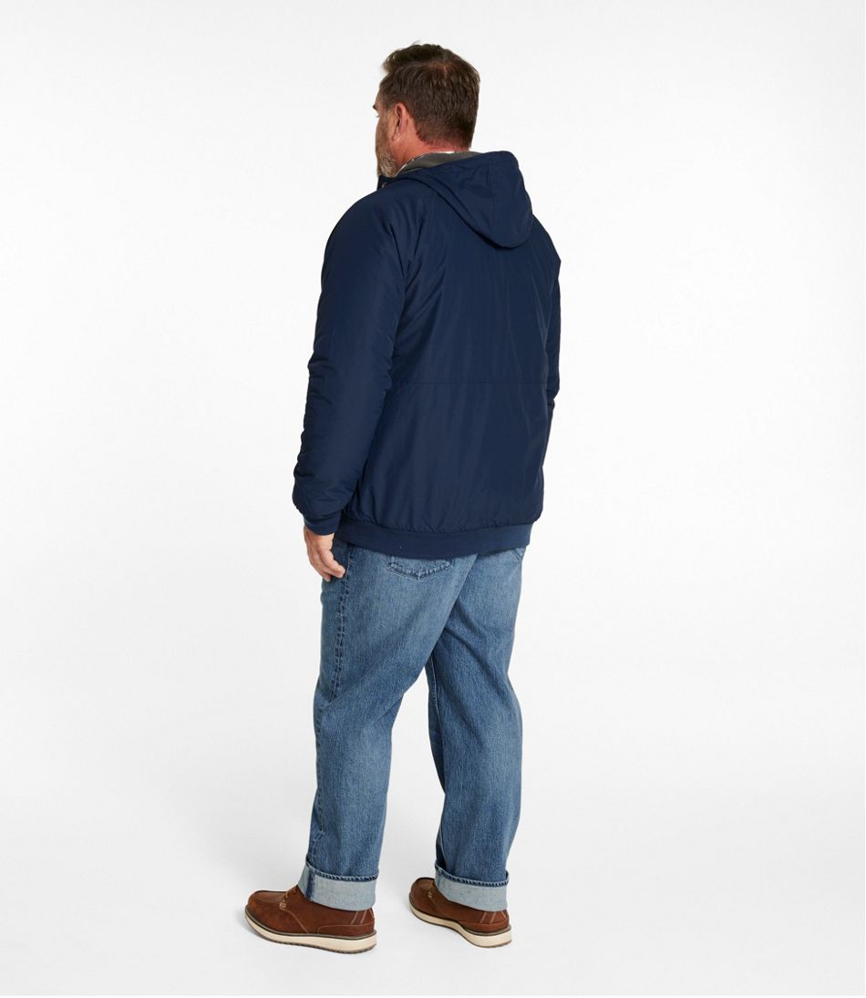 Men's Insulated 3-Season Bomber Hooded Jacket | L.L.Bean Latest