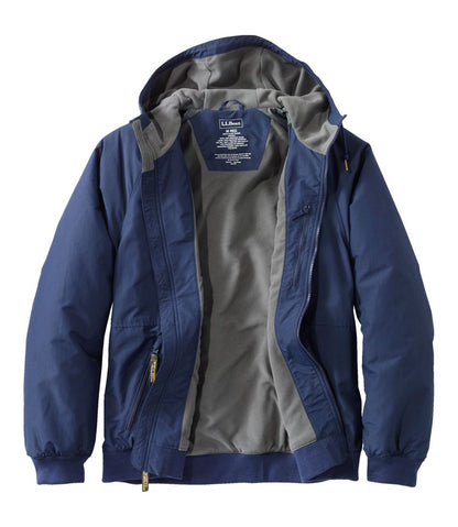 Men's Insulated 3-Season Bomber Hooded Jacket | L.L.Bean Latest