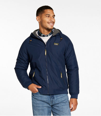 Men's Insulated 3-Season Bomber Hooded Jacket | L.L.Bean Latest