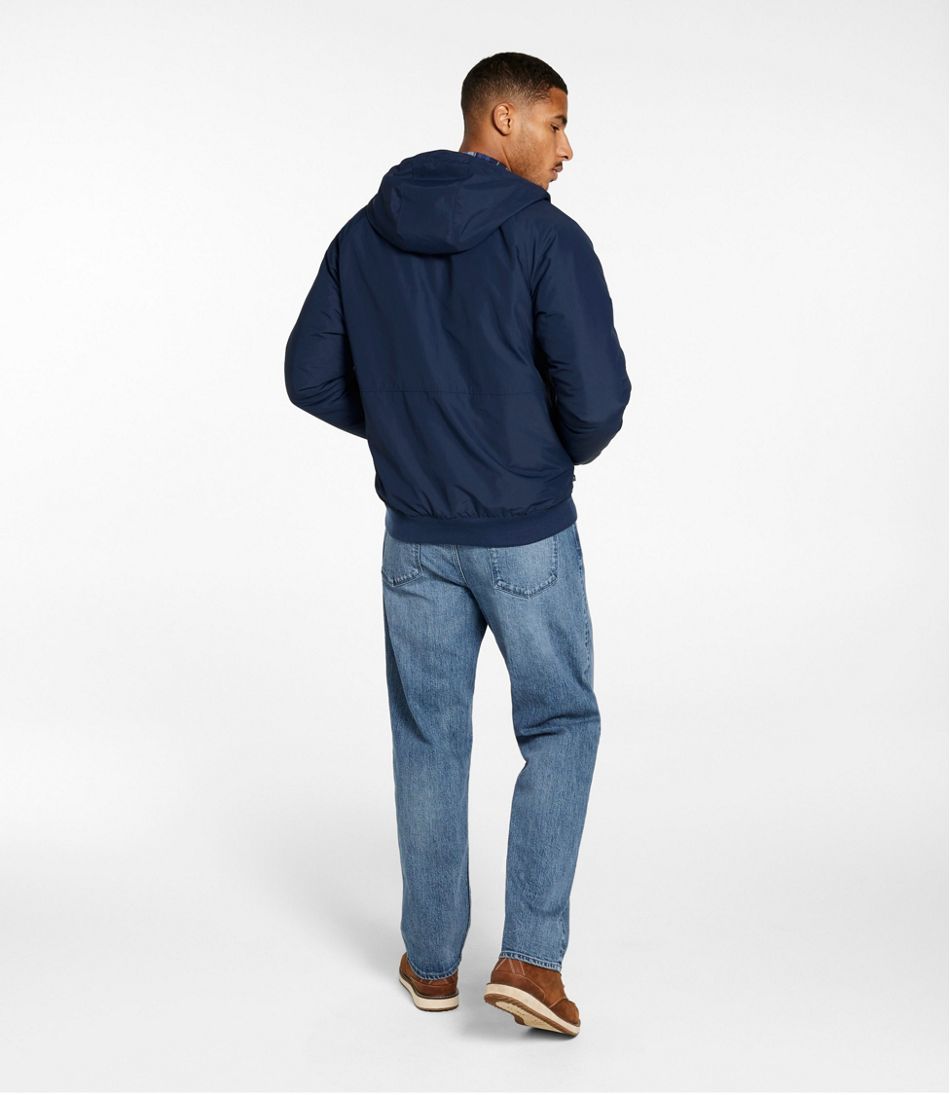 Men's Insulated 3-Season Bomber Hooded Jacket | L.L.Bean Latest