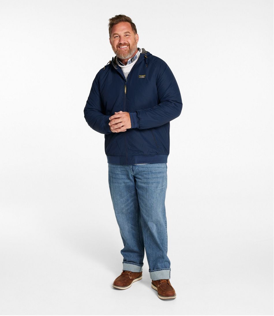 Men's Insulated 3-Season Bomber Hooded Jacket | L.L.Bean Latest