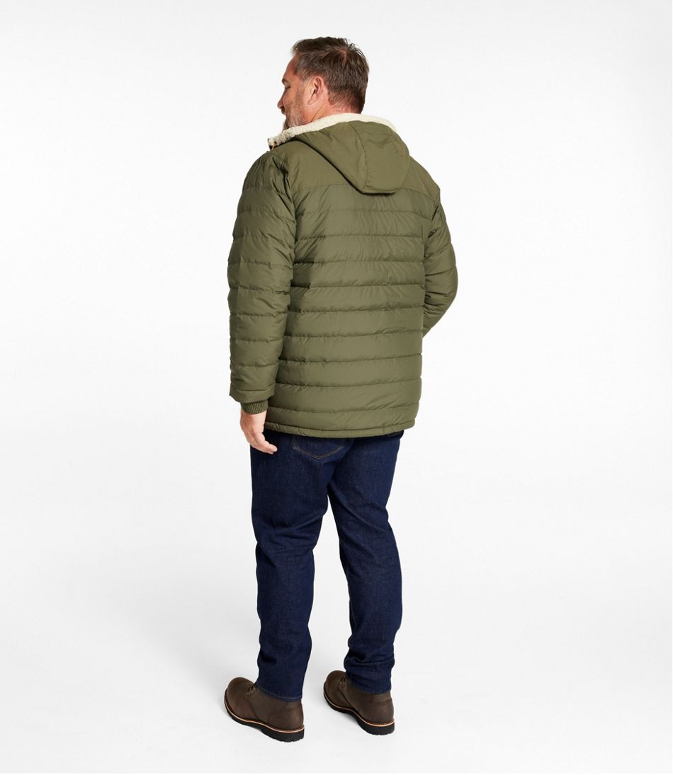 Men's Mountain Classic Down Hooded Jacket, Sherpa-Lined | L.L.Bean Best Seller