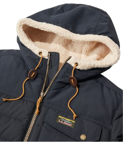 Men's Mountain Classic Down Hooded Jacket, Sherpa-Lined | L.L.Bean Best Seller