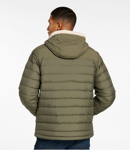 Men's Mountain Classic Down Hooded Jacket, Sherpa-Lined | L.L.Bean Best Seller