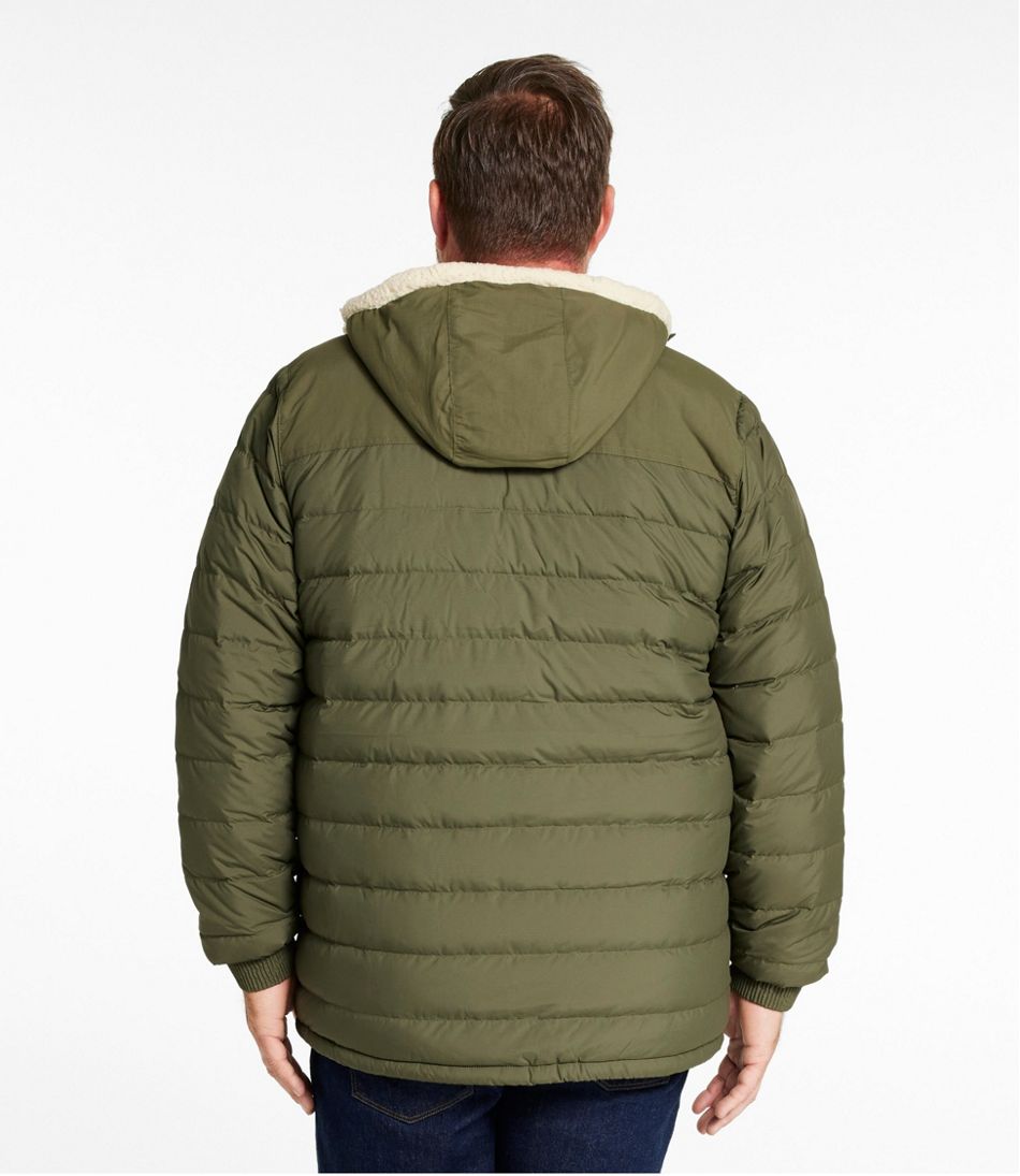 Men's Mountain Classic Down Hooded Jacket, Sherpa-Lined | L.L.Bean Best Seller