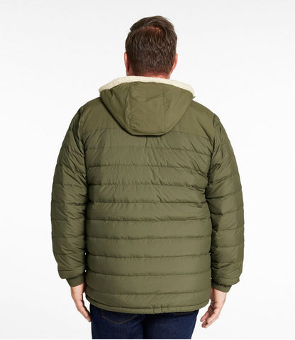 Men's Mountain Classic Down Hooded Jacket, Sherpa-Lined | L.L.Bean Best Seller