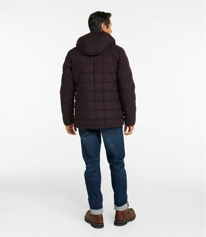 Men's Upcountry Waxed Down Hooded Jacket | L.L.Bean Great Value