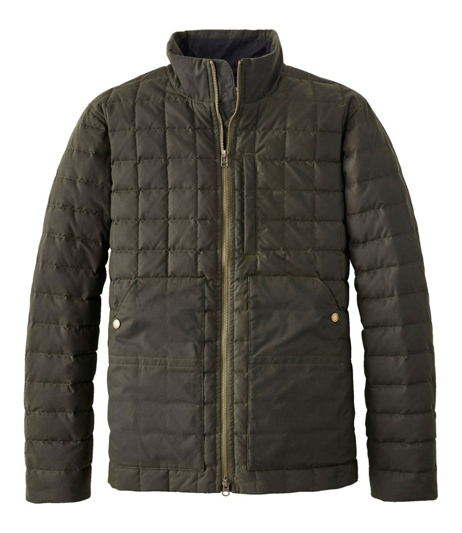 Men's L.L.Bean Upcountry Waxed Cotton Down Sweater | L.L.Bean Popular