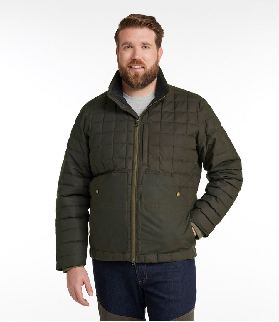 Men's L.L.Bean Upcountry Waxed Cotton Down Sweater | L.L.Bean Popular