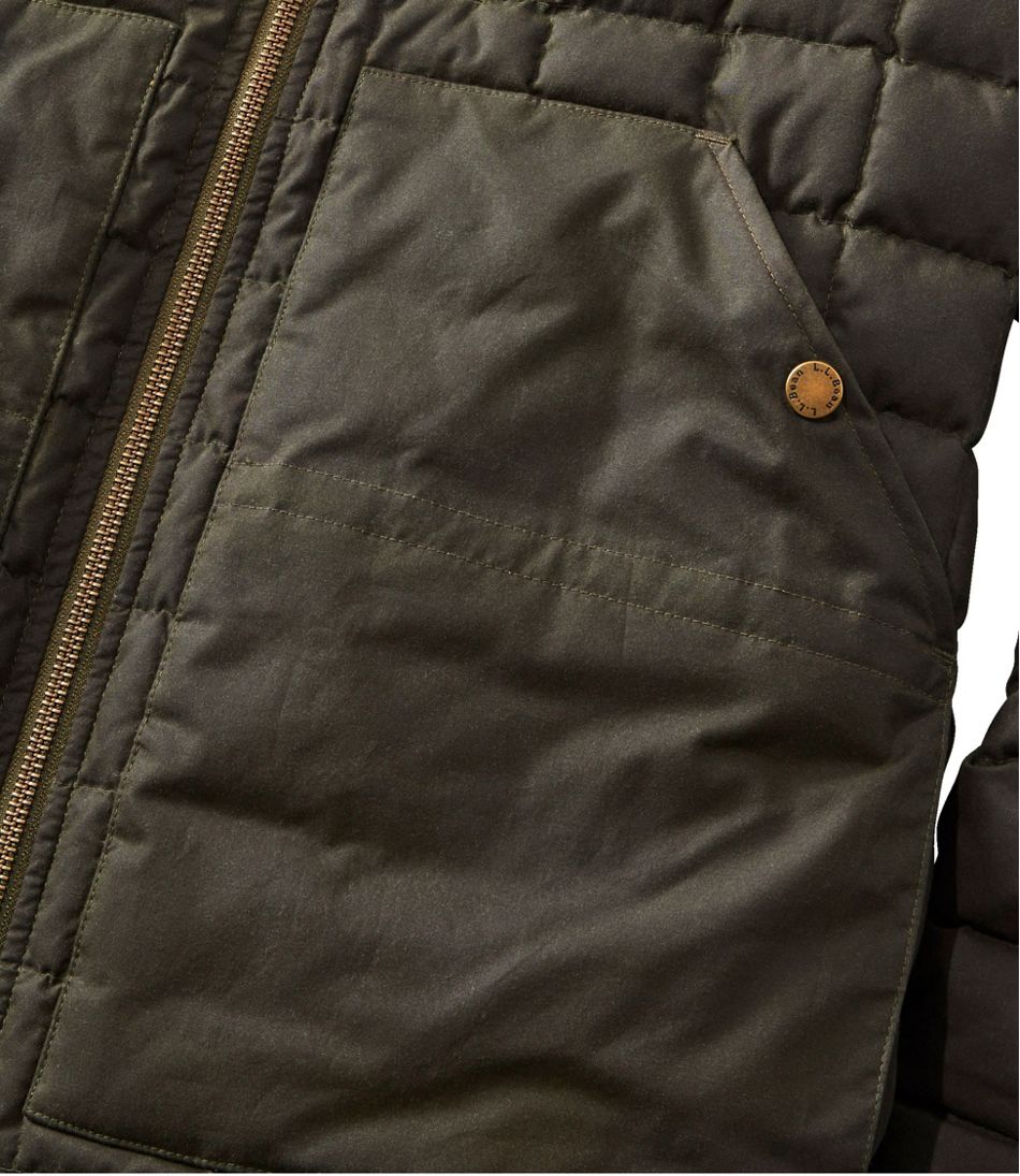Men's L.L.Bean Upcountry Waxed Cotton Down Sweater | L.L.Bean Popular