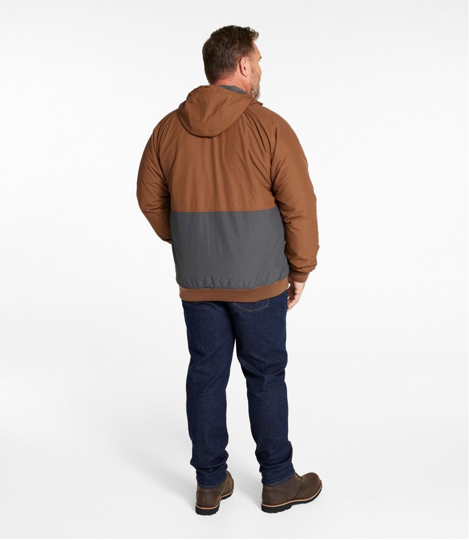 Men's Insulated 3-Season Bomber Hooded Jacket, Colorblock | L.L.Bean Trending