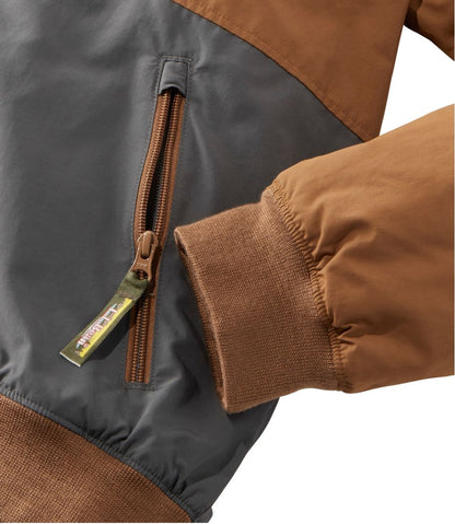 Men's Insulated 3-Season Bomber Hooded Jacket, Colorblock | L.L.Bean Trending