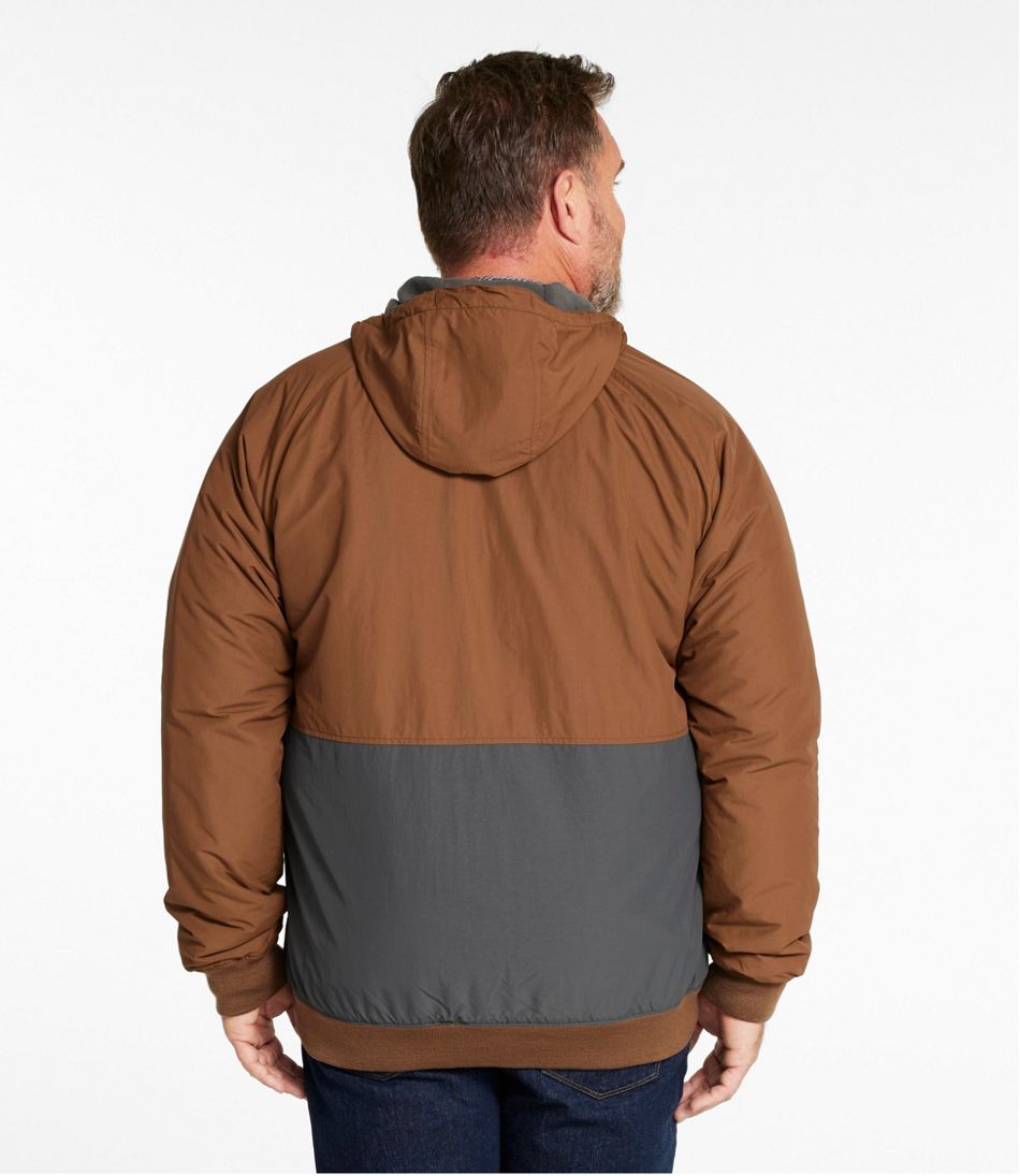 Men's Insulated 3-Season Bomber Hooded Jacket, Colorblock | L.L.Bean Trending