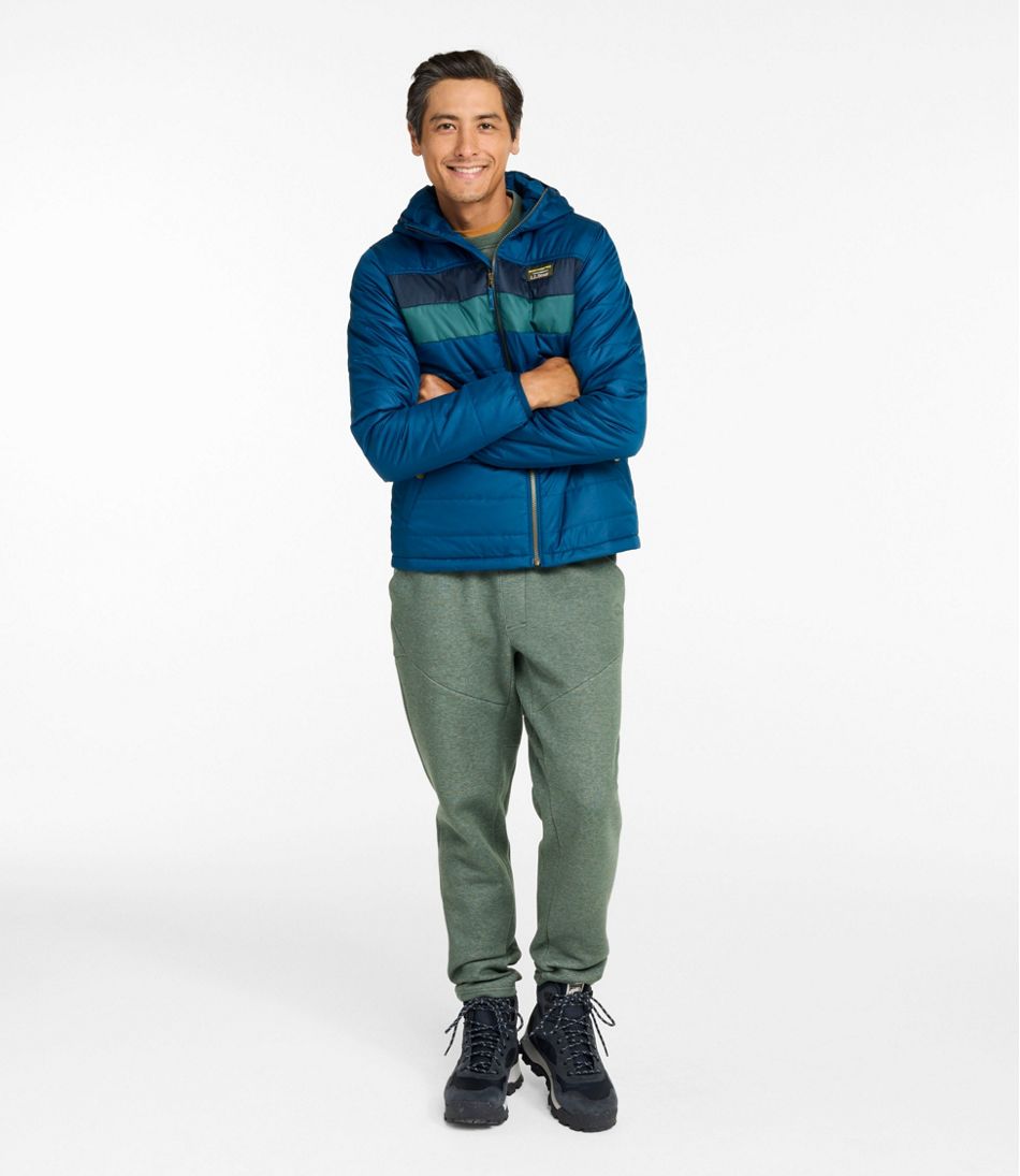 Men's Mountain Classic Puffer Hooded Jacket, Colorblock | L.L.Bean Best Seller