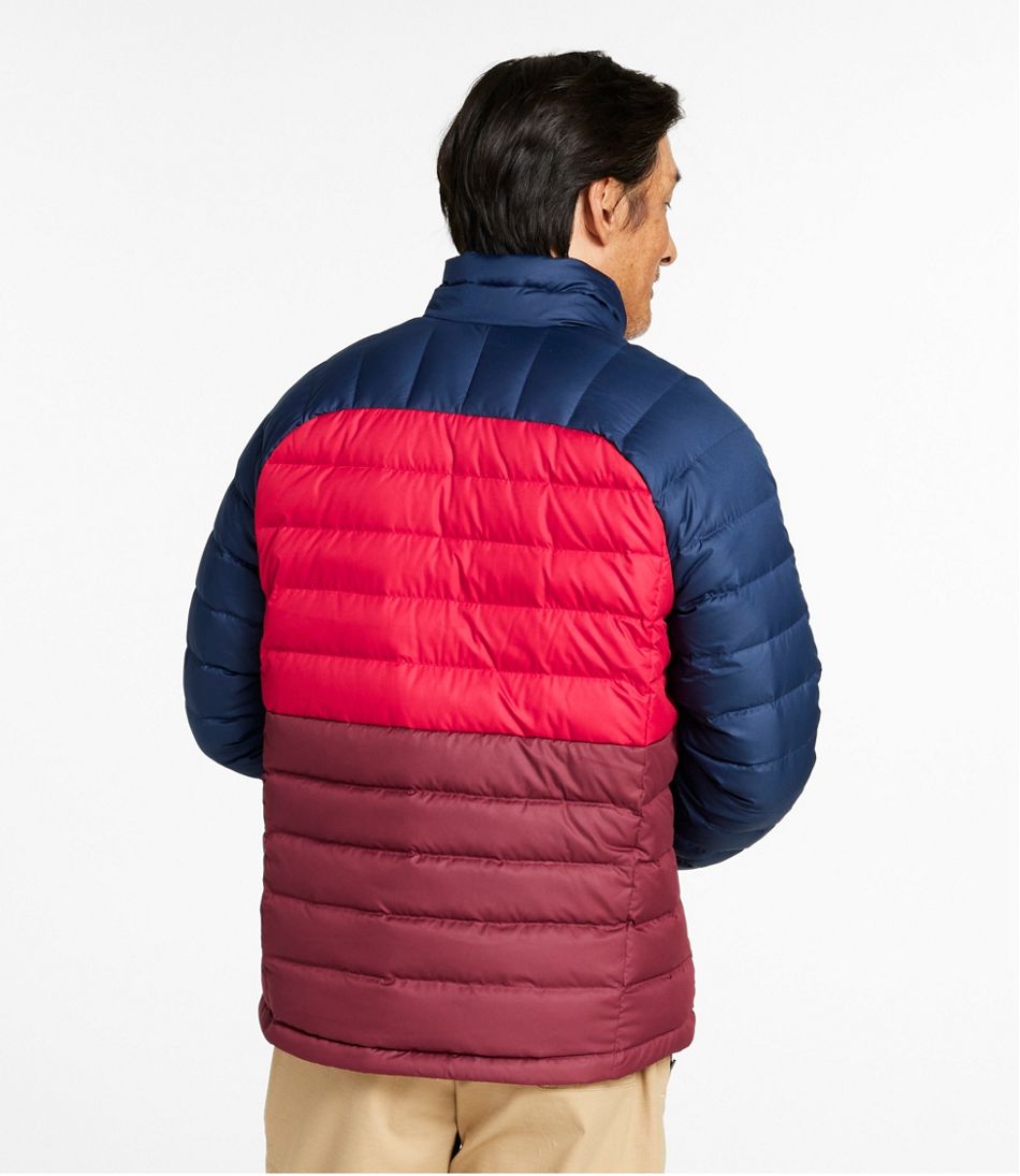 Men's Bean's Down Jacket, Colorblock | L.L.Bean Exclusive