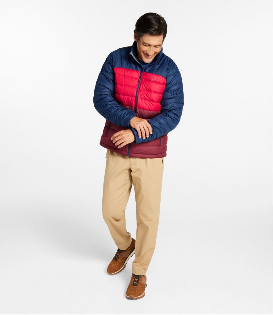 Men's Bean's Down Jacket, Colorblock | L.L.Bean Exclusive