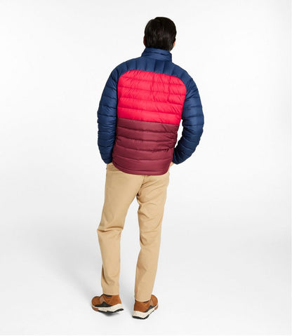 Men's Bean's Down Jacket, Colorblock | L.L.Bean Exclusive
