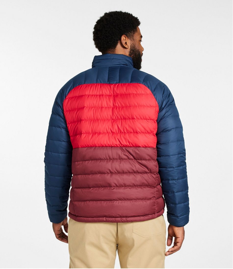 Men's Bean's Down Jacket, Colorblock | L.L.Bean Exclusive