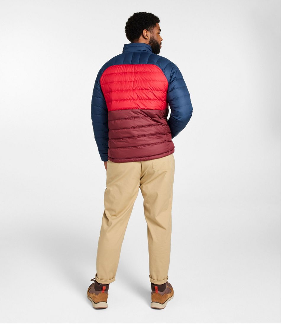 Men's Bean's Down Jacket, Colorblock | L.L.Bean Exclusive