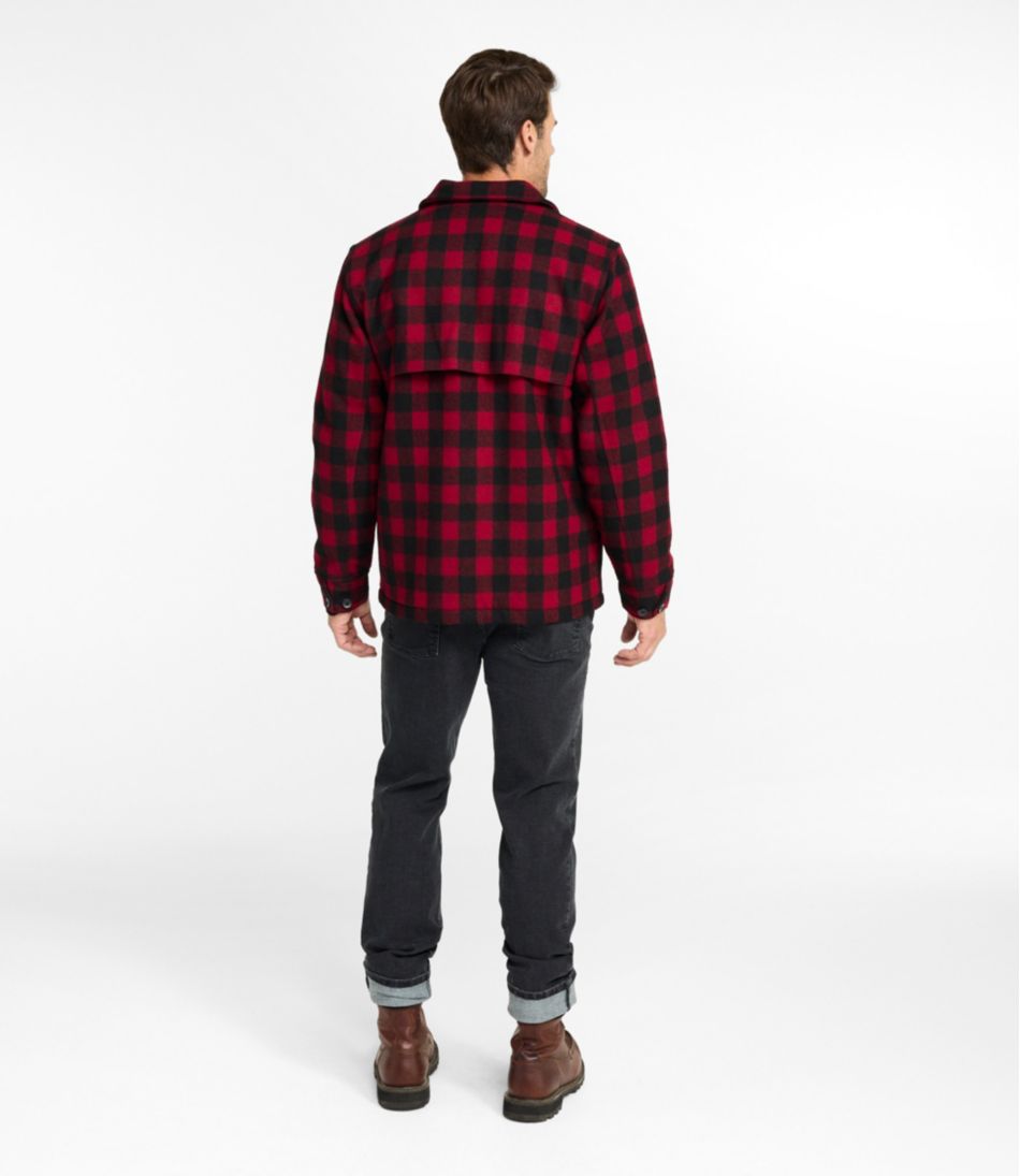 Men's Maine Guide Zip-Front Jac-Shirt with PrimaLoft, Plaid | L.L.Bean Essential