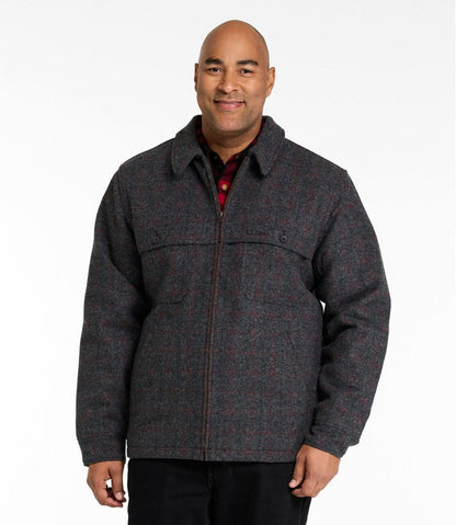 Men's Maine Guide Zip-Front Jac-Shirt with PrimaLoft, Plaid | L.L.Bean Essential