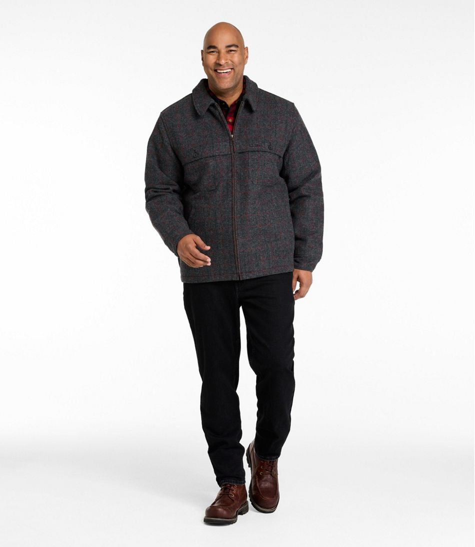 Men's Maine Guide Zip-Front Jac-Shirt with PrimaLoft, Plaid | L.L.Bean Essential