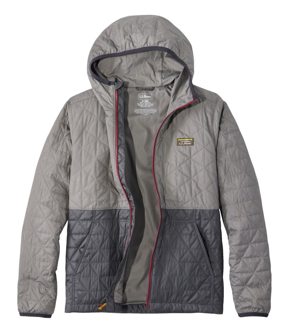 Men's Katahdin Insulated Hoodie, Colorblock | L.L.Bean Everyday