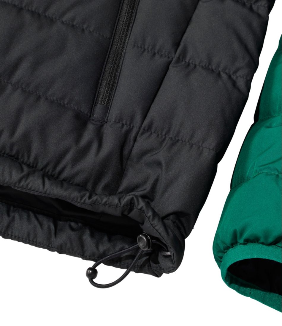 Men's Bean's Down Hooded Jacket, Colorblock | L.L.Bean Great Value