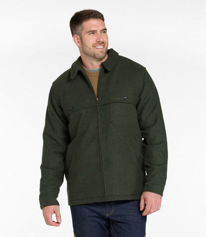 Men's Maine Guide Zip-Front Jac-Shirt with PrimaLoft | L.L.Bean Latest