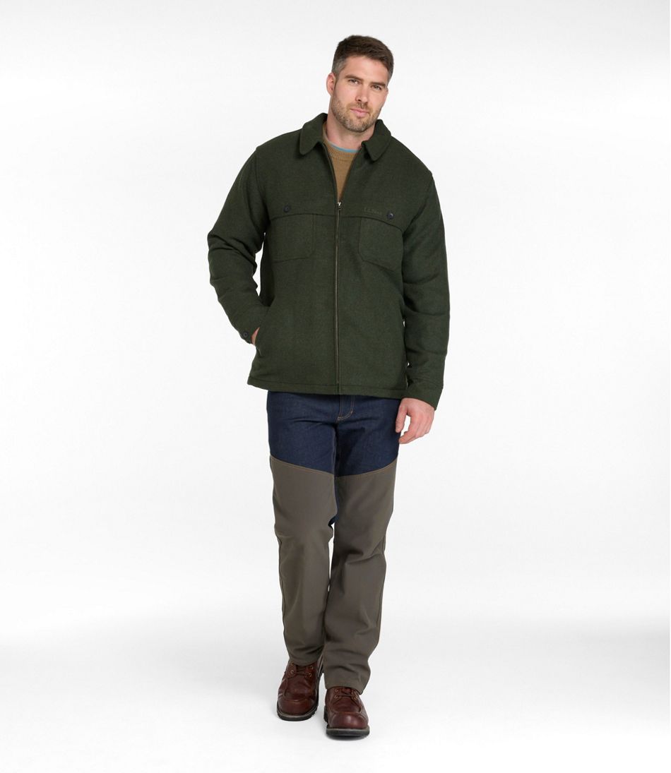 Men's Maine Guide Zip-Front Jac-Shirt with PrimaLoft | L.L.Bean Latest