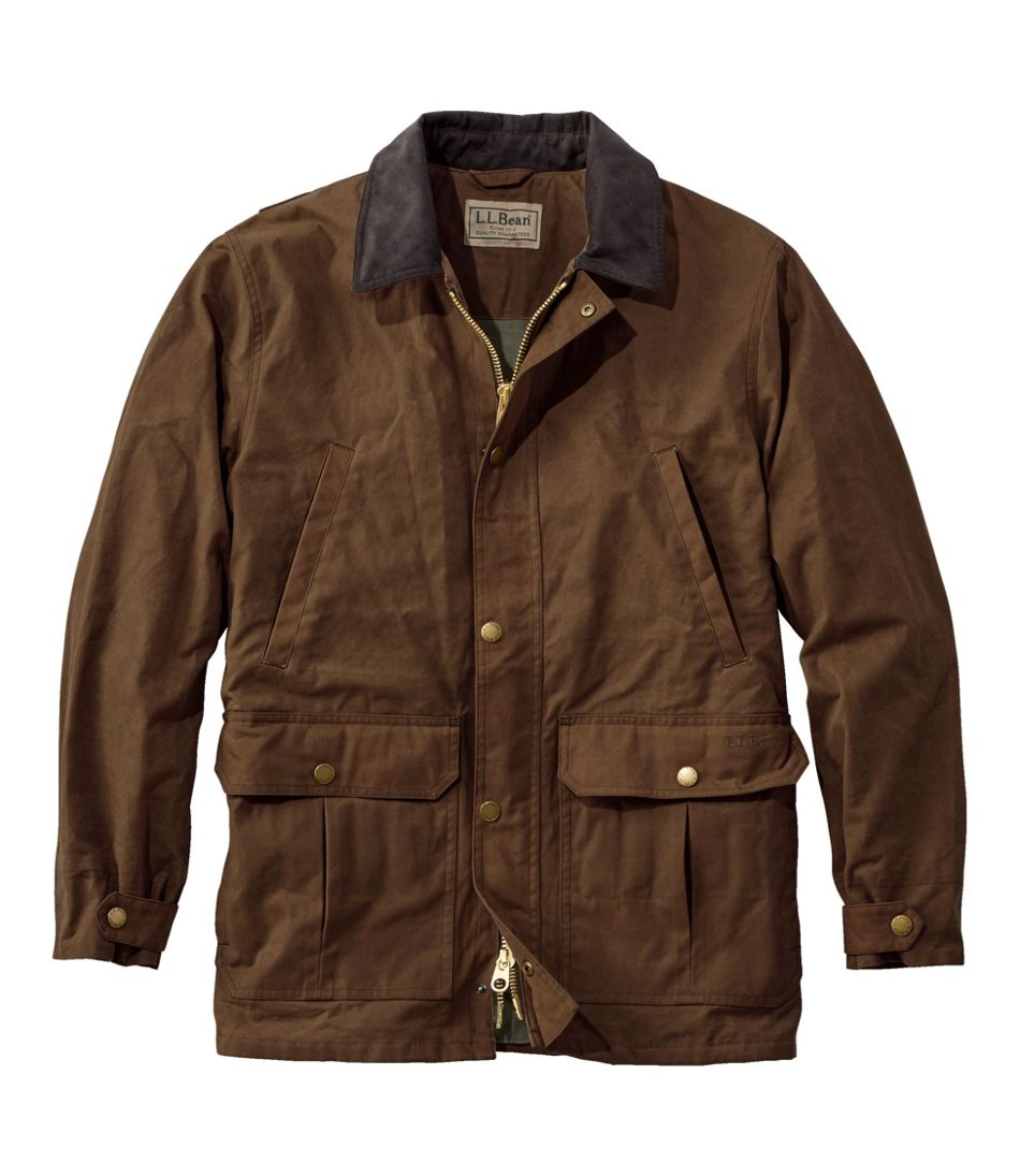 Men's Double L Waxed-Cotton Upland Coat | L.L.Bean Essential