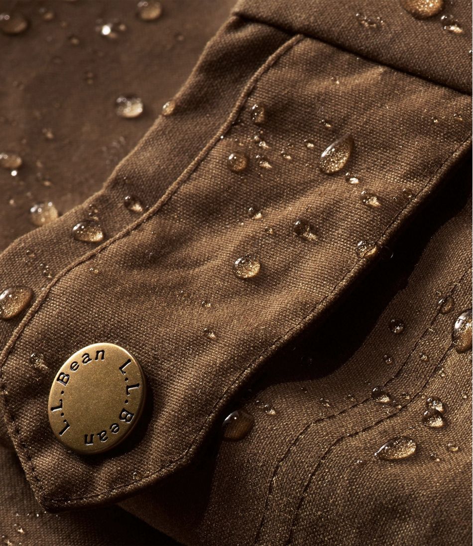 Men's Double L Waxed-Cotton Upland Coat | L.L.Bean Essential