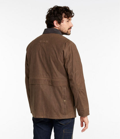 Men's Double L Waxed-Cotton Upland Coat | L.L.Bean Essential