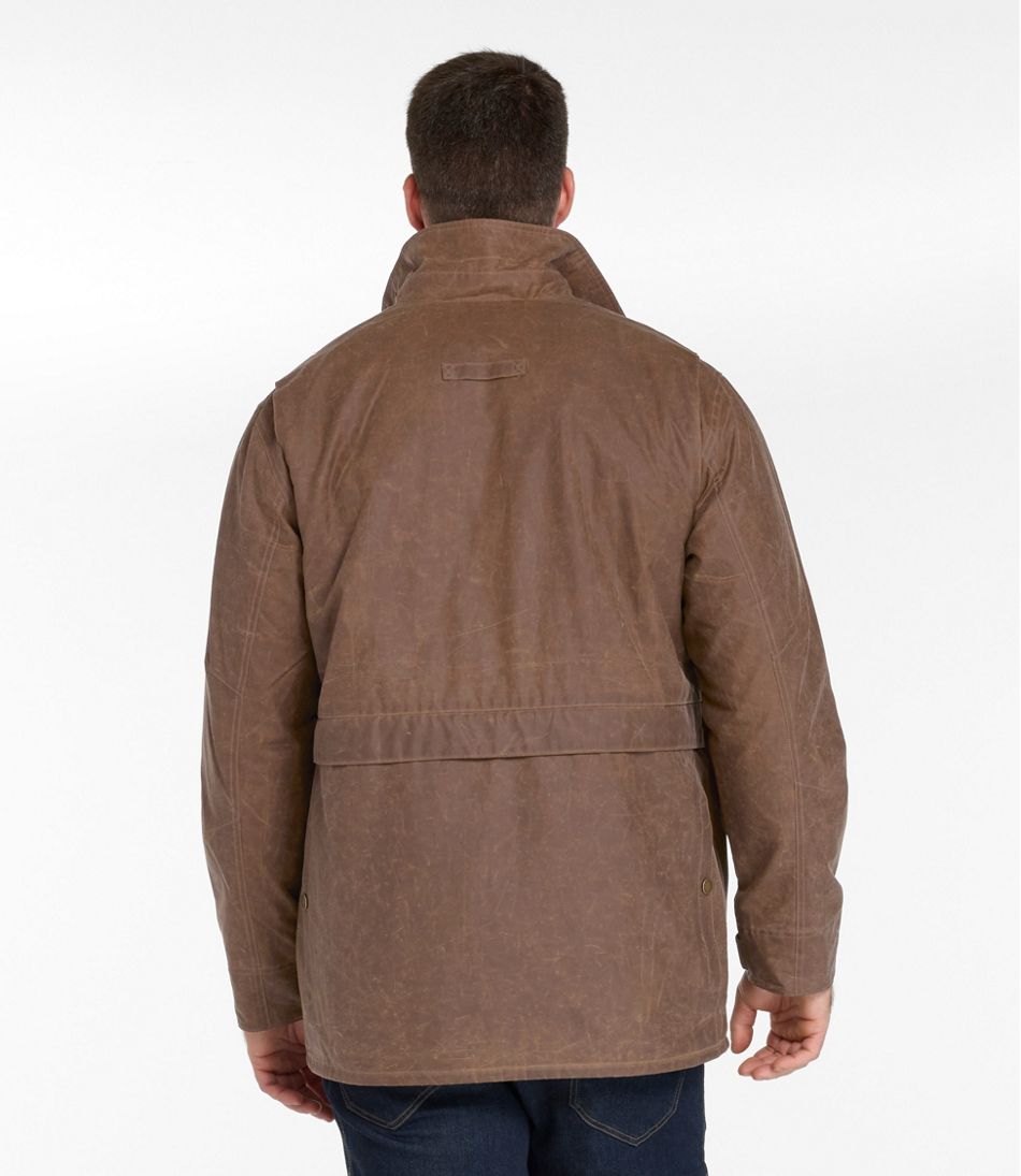 Men's Double L Waxed-Cotton Upland Coat | L.L.Bean Essential