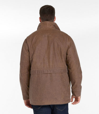 Men's Double L Waxed-Cotton Upland Coat | L.L.Bean Essential