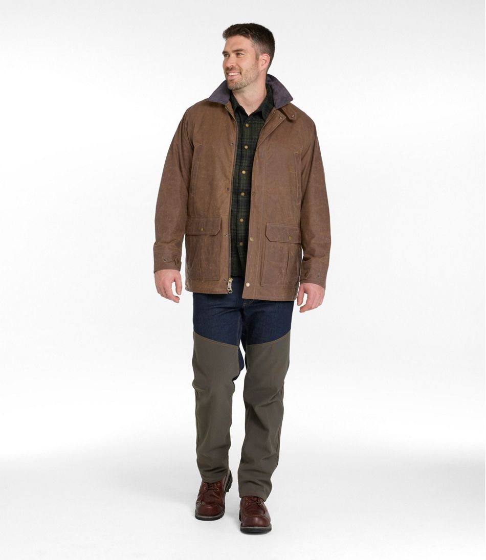Men's Double L Waxed-Cotton Upland Coat | L.L.Bean Essential