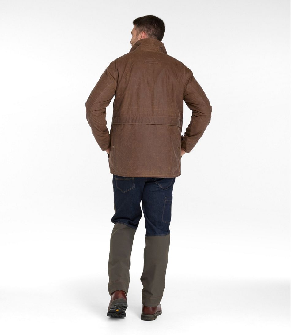 Men's Double L Waxed-Cotton Upland Coat | L.L.Bean Essential