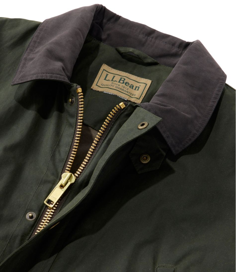 Men's Double L Waxed-Cotton Upland Coat | L.L.Bean Essential