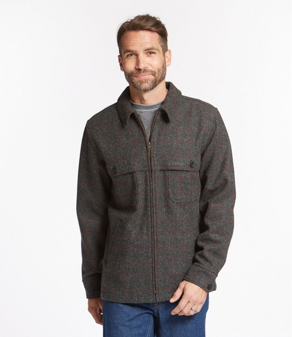 Men's Maine Guide Zip-Front Jac-Shirt, Plaid | L.L.Bean Latest