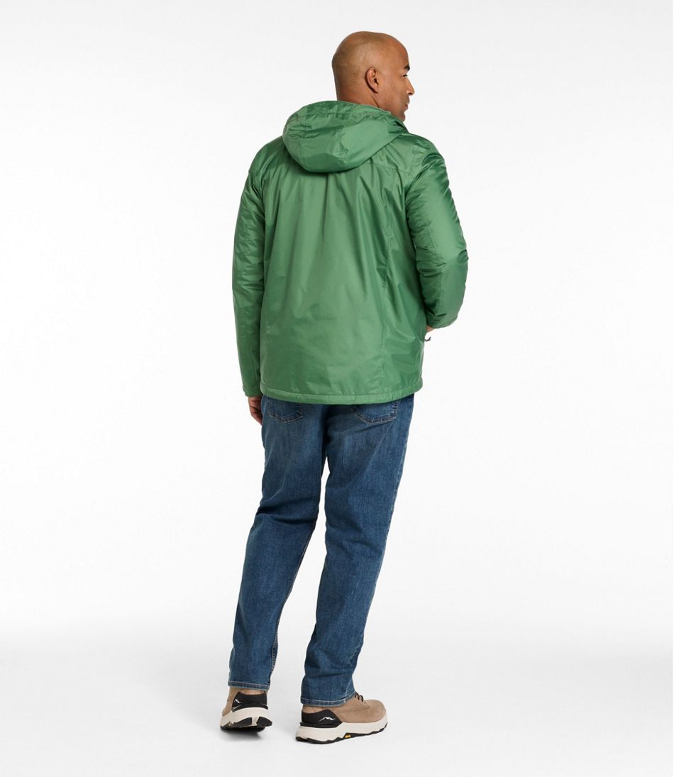 Men's Trail Model Rain Jacket, Fleece-Lined | L.L.Bean Great Value