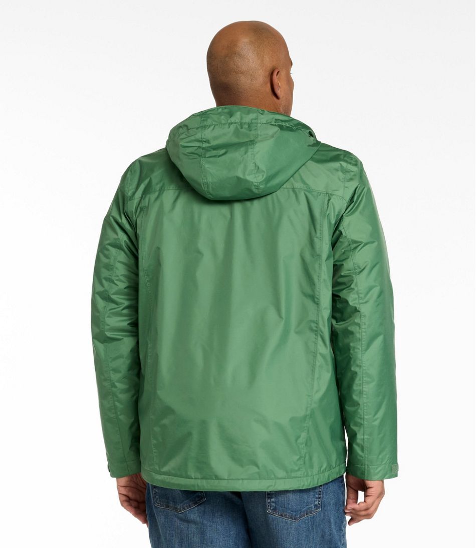Men's Trail Model Rain Jacket, Fleece-Lined | L.L.Bean Great Value