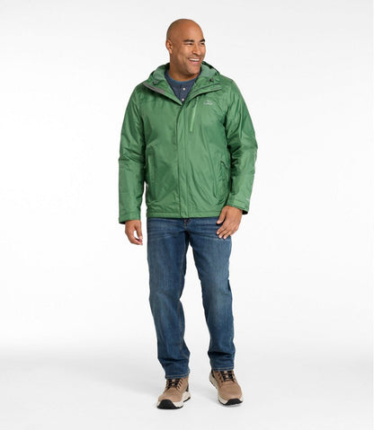 Men's Trail Model Rain Jacket, Fleece-Lined | L.L.Bean Great Value