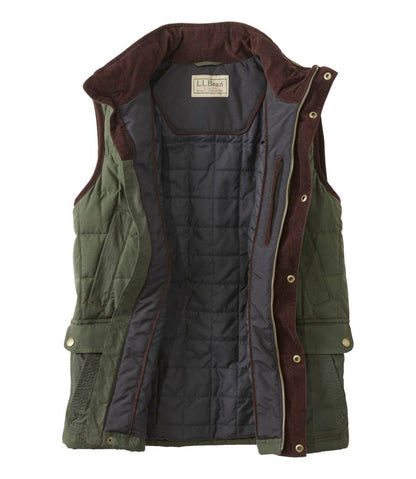 Men's L.L.Bean Upcountry Waxed Cotton Down Vest | L.L.Bean Featured