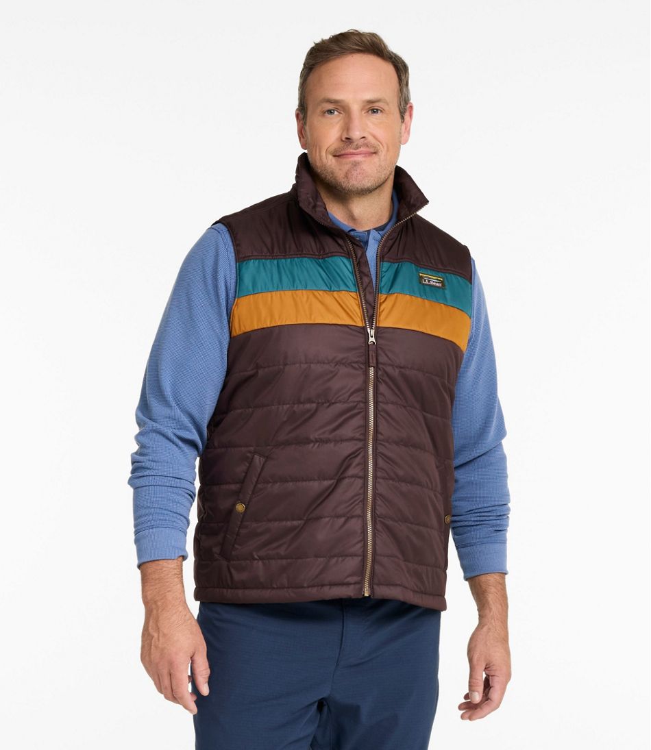 Men's Mountain Classic Puffer Vest, Colorblock | L.L.Bean Best Seller