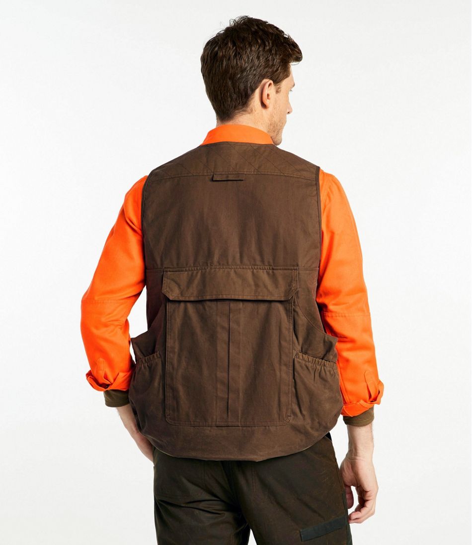 Men's Double L Waxed-Cotton Upland Vest | L.L.Bean Recommended
