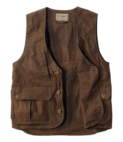 Men's Double L Waxed-Cotton Upland Vest | L.L.Bean Recommended