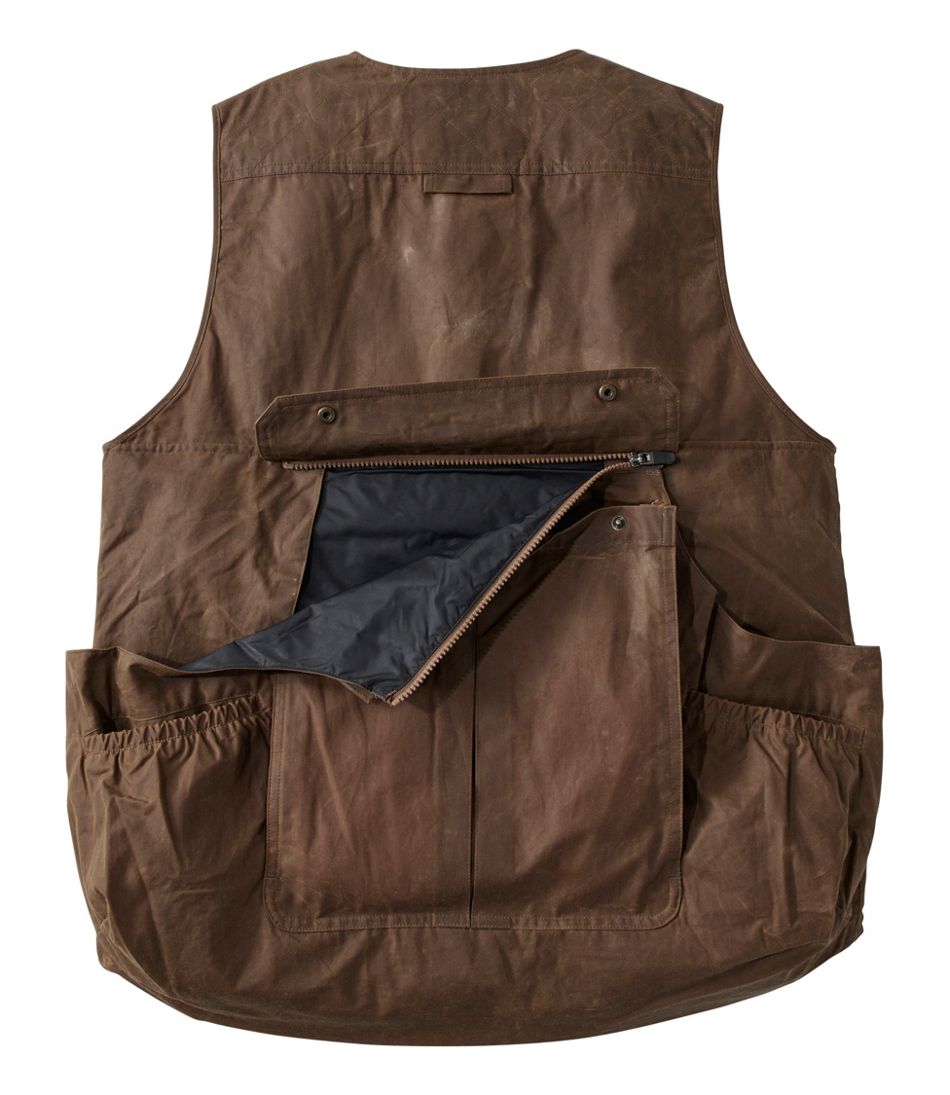 Men's Double L Waxed-Cotton Upland Vest | L.L.Bean Recommended