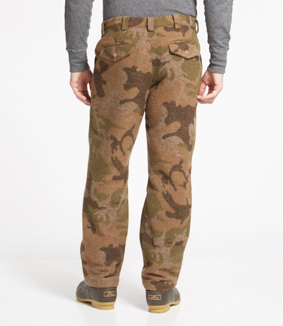 Men's Maine Guide Wool Pants with PrimaLoft, Camouflage | L.L.Bean Featured