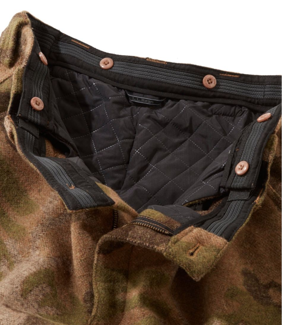 Men's Maine Guide Wool Pants with PrimaLoft, Camouflage | L.L.Bean Featured
