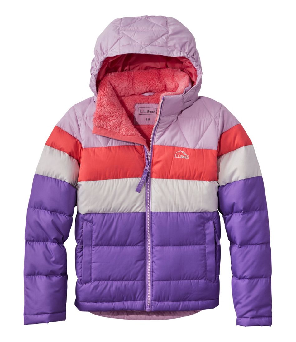 Kids' Bean's Down Jacket, Colorblock | L.L.Bean Signature